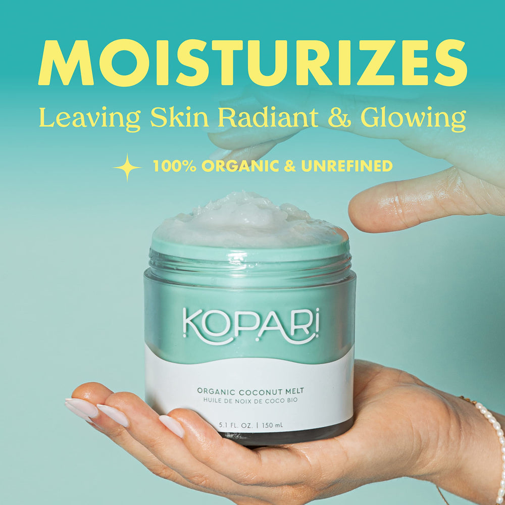 Kopari Coconut Melt – soin corporel hydratant et démaquillant nourrissant.