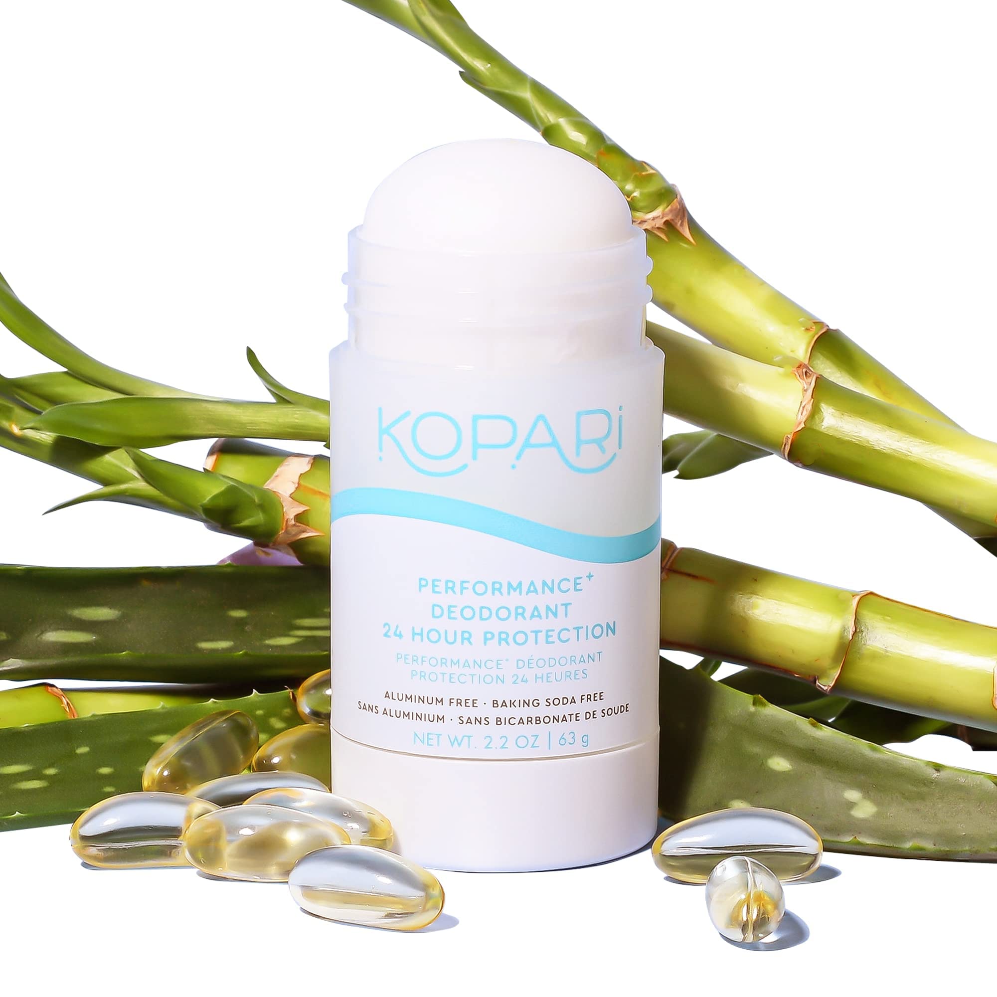 Kopari Performance Plus during workouts signals all-day odor protection for active days