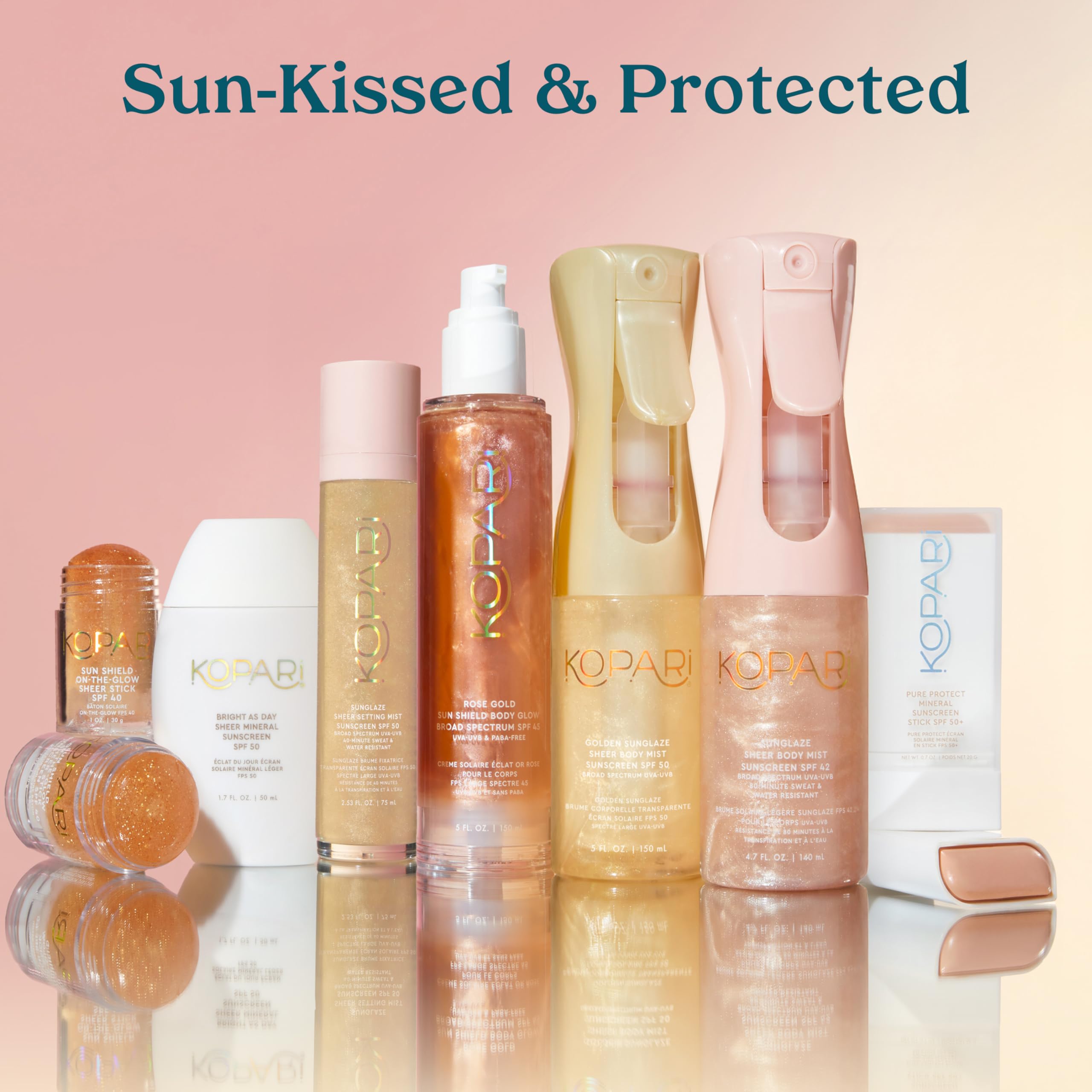 Kopari Sunglaze formulé vegan et cruelty-free pour une routine éthique.