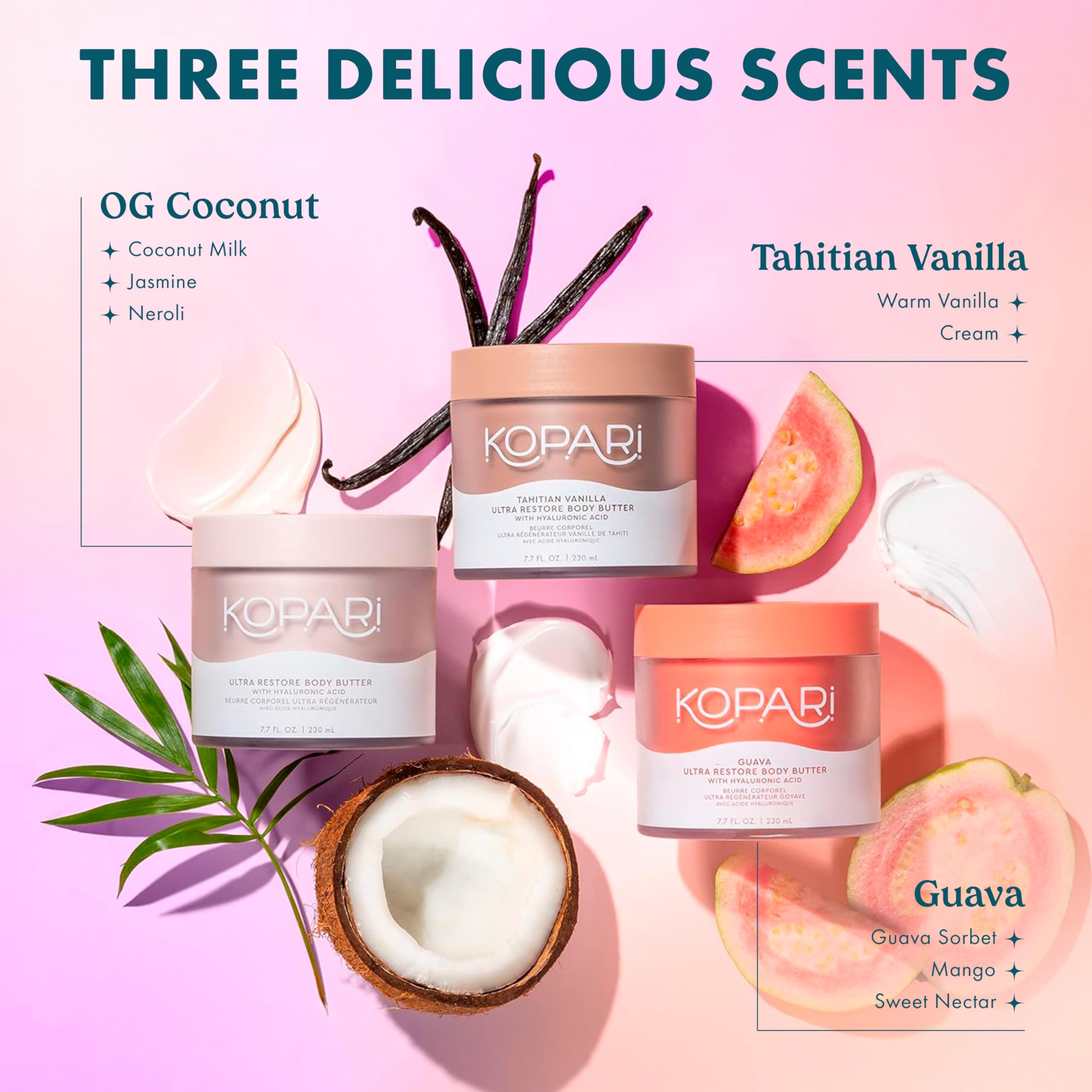 Kopari Ultra Restore: beurre de mangue nourrissant avec oméga 6 et 9.