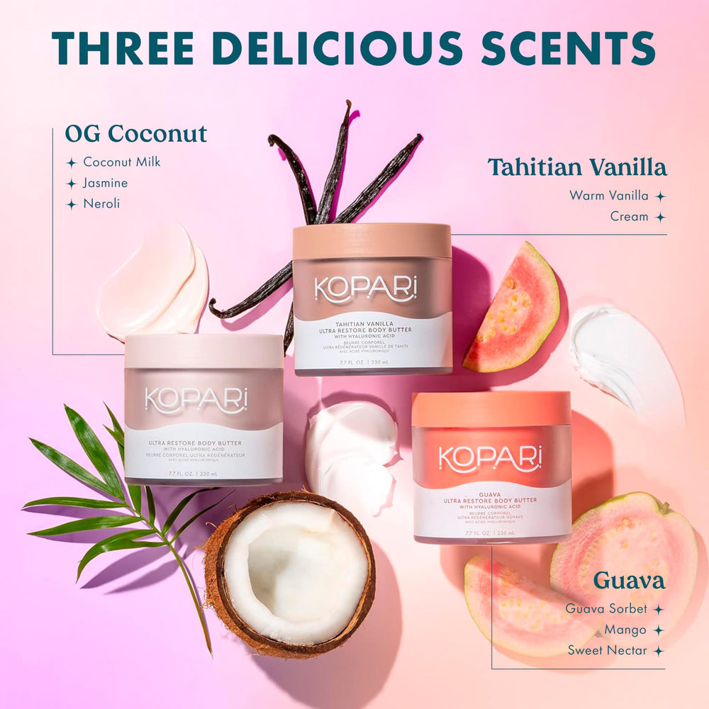 Kopari Ultra Restore: beurre de mangue nourrissant avec oméga 6 et 9.