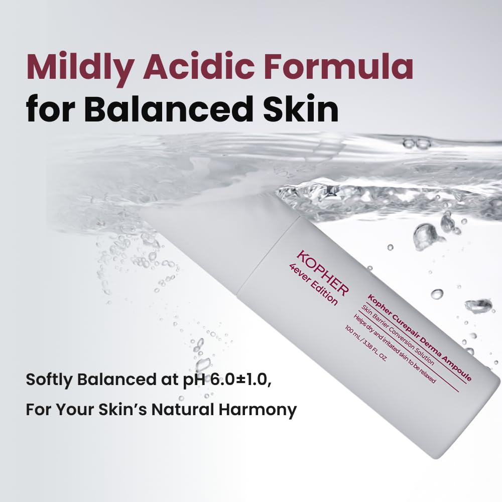 Kopher Curepair Derma Ampoule Brume - emballage reflétant la collaboration 4ever.