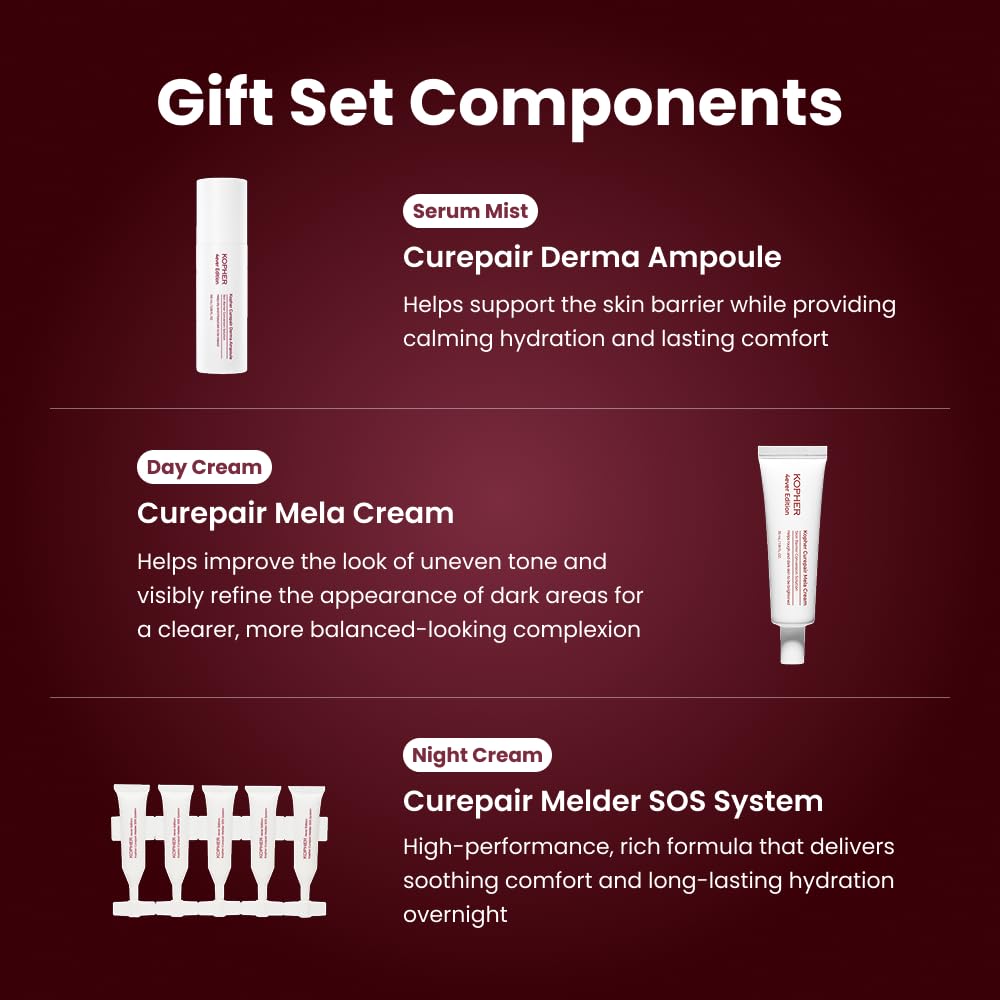 Kopher Ensemble Trio Soins Barrière, présentation complète pour routine quotidienne.