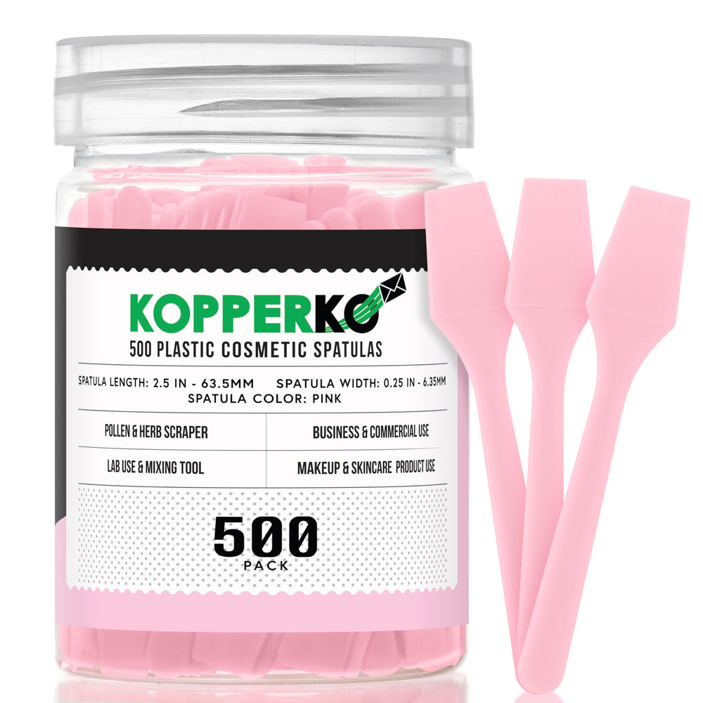 Kopperko spatule visage jetable 2,5 pouces facilitant le prélèvement des crèmes.