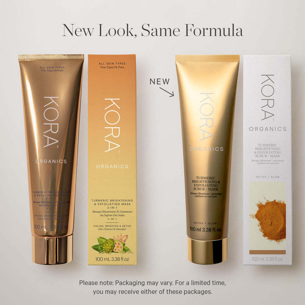 KORA Organics Exfoliant visage texture satin pour peau lisse