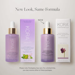 Sérum KORA Organics, gouttes matinales pour peau prête.