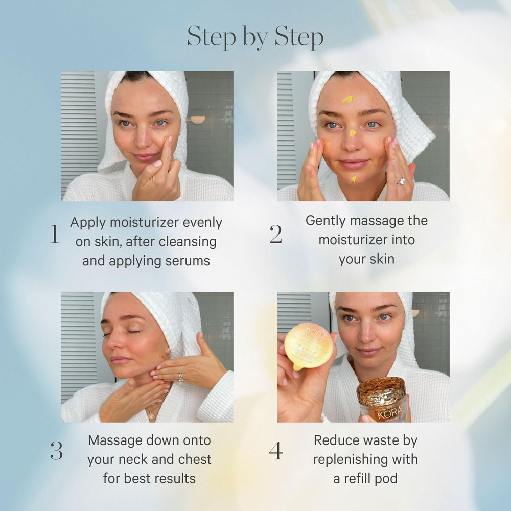 KORA Organics Turmeric Glow, logo sans cruauté et certification bio rassurent l’achat.
