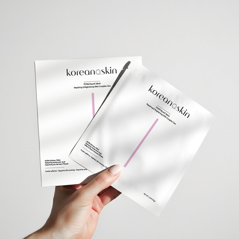 Boite Koreana Skin contenant 4 masques pour rituel spa a domicile.