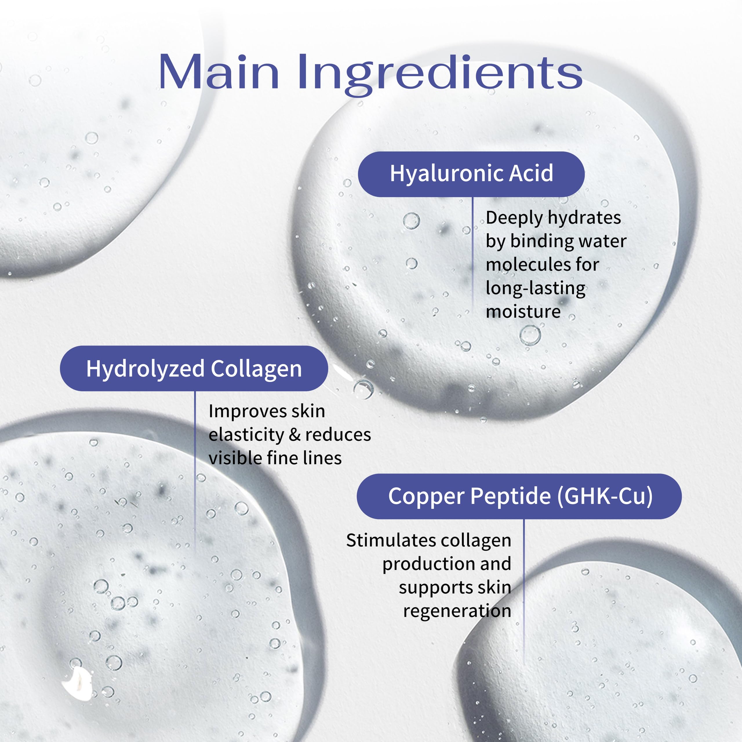 Koreana Skin, hydratation profonde grâce au gel hydrogel et à l’acide hyaluronique.