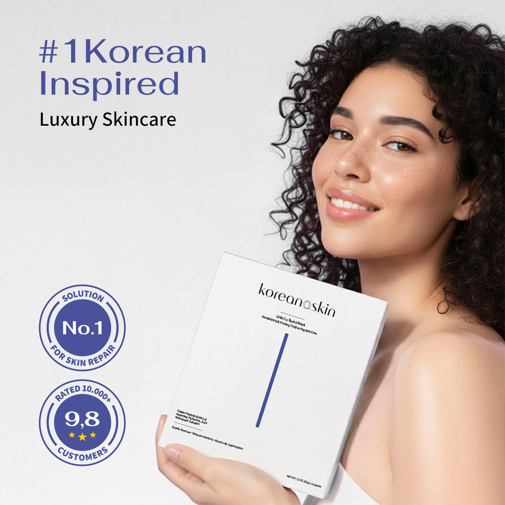 Koreana Skin GHK-Cu, stimulation réparation cellulaire pour peau plus lisse.