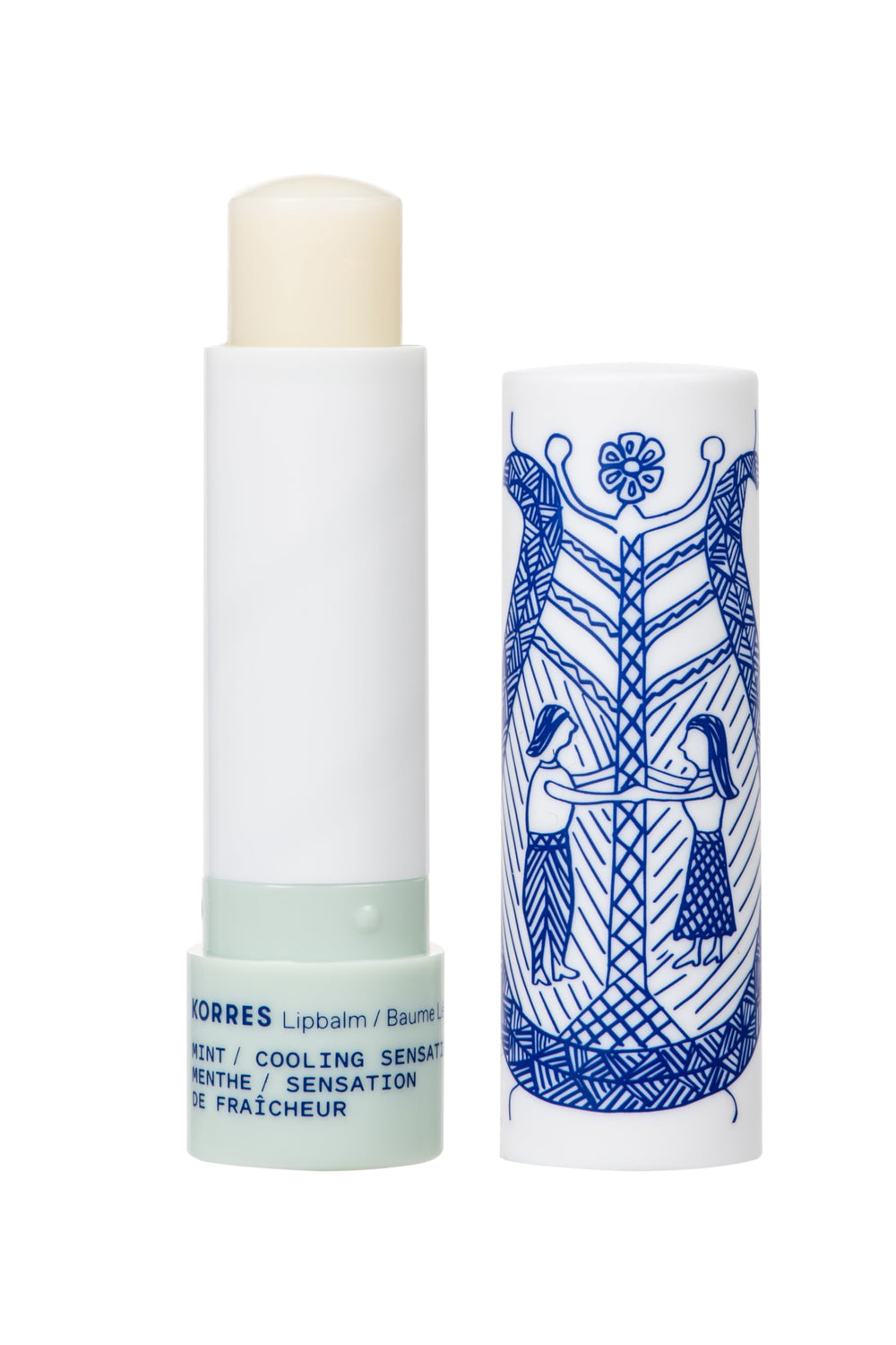 Korres Balsam Lip Butter Stick clair menthe hydratation légère pour les lèvres