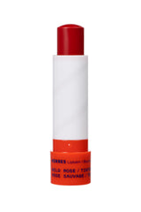 KORRES Baume lèvres Rose Sauvage en application sur les lèvres pour hydrater rapidement.