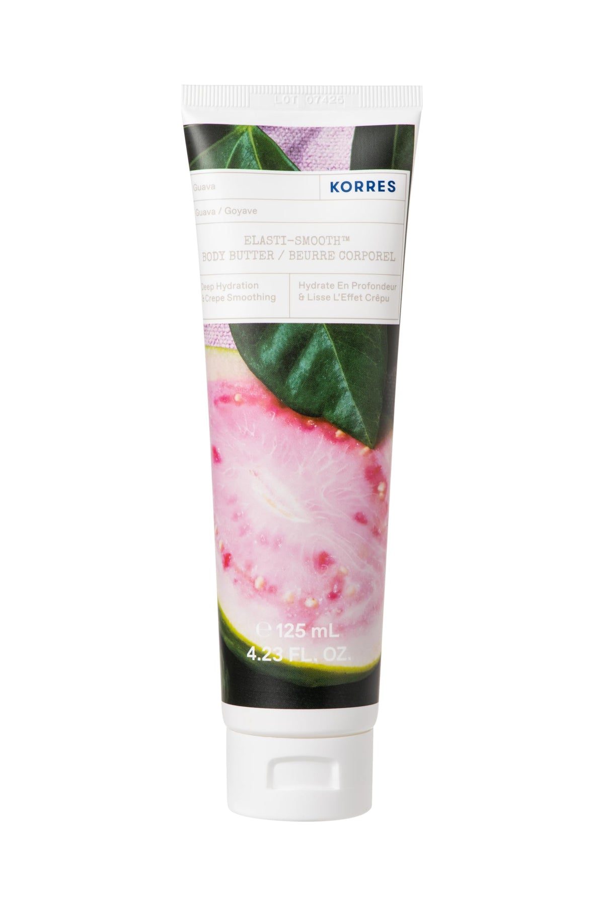 KORRES Elasti-Smooth: beurre corporel en application douce pour peau hydratée et satinée.