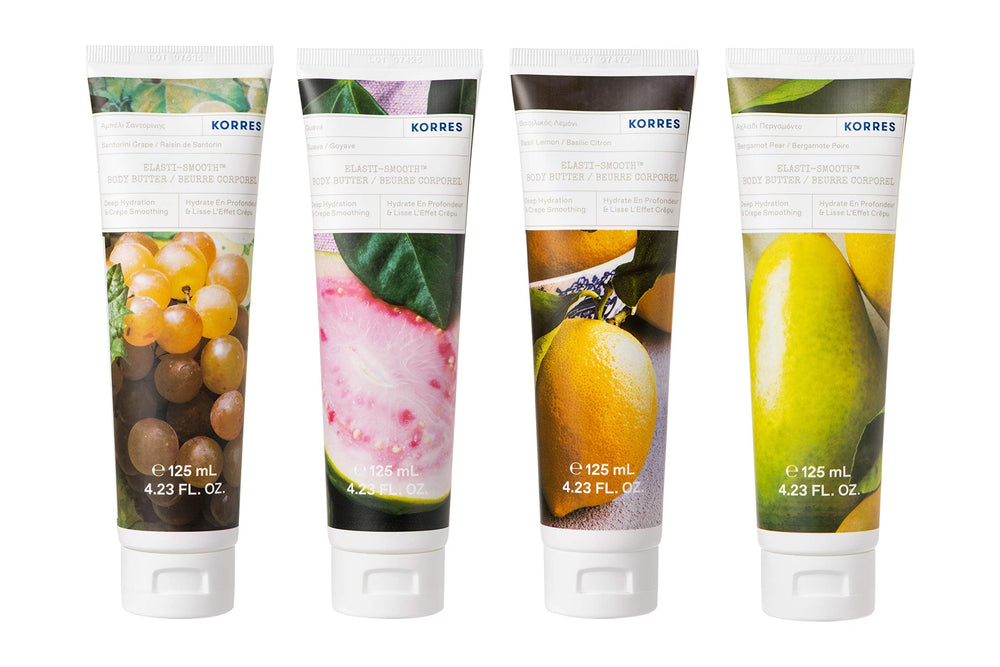 KORRES Elasti-Smooth: emballage recyclable assure une routine respectueuse de la planète.