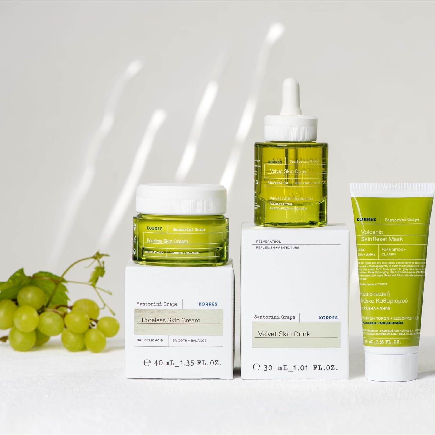 Pot en verre recyclable du masque Korres