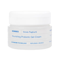 KORRES pot yaourt grec nourrissant gel crème, hydratation légère et durable.