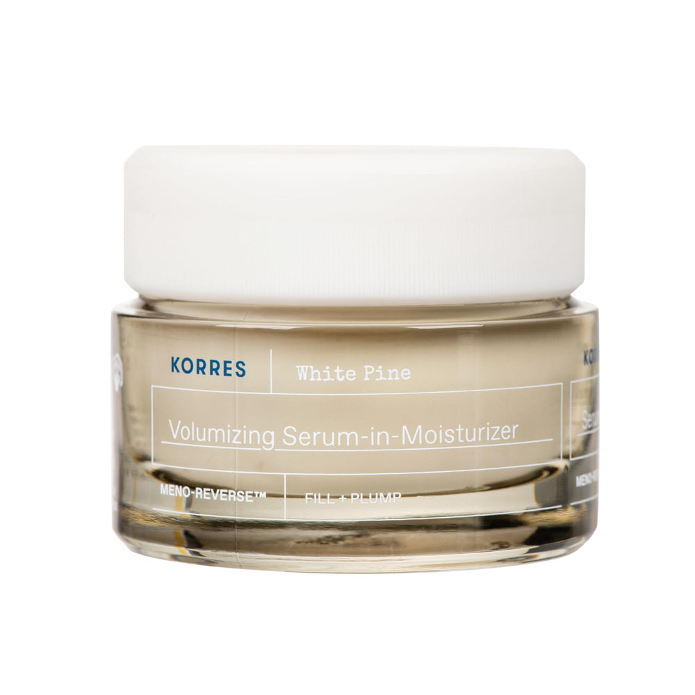 KORRES White Pine Meno-Reverse bottie-serum-crème, hydratation durable pour peau mature.
