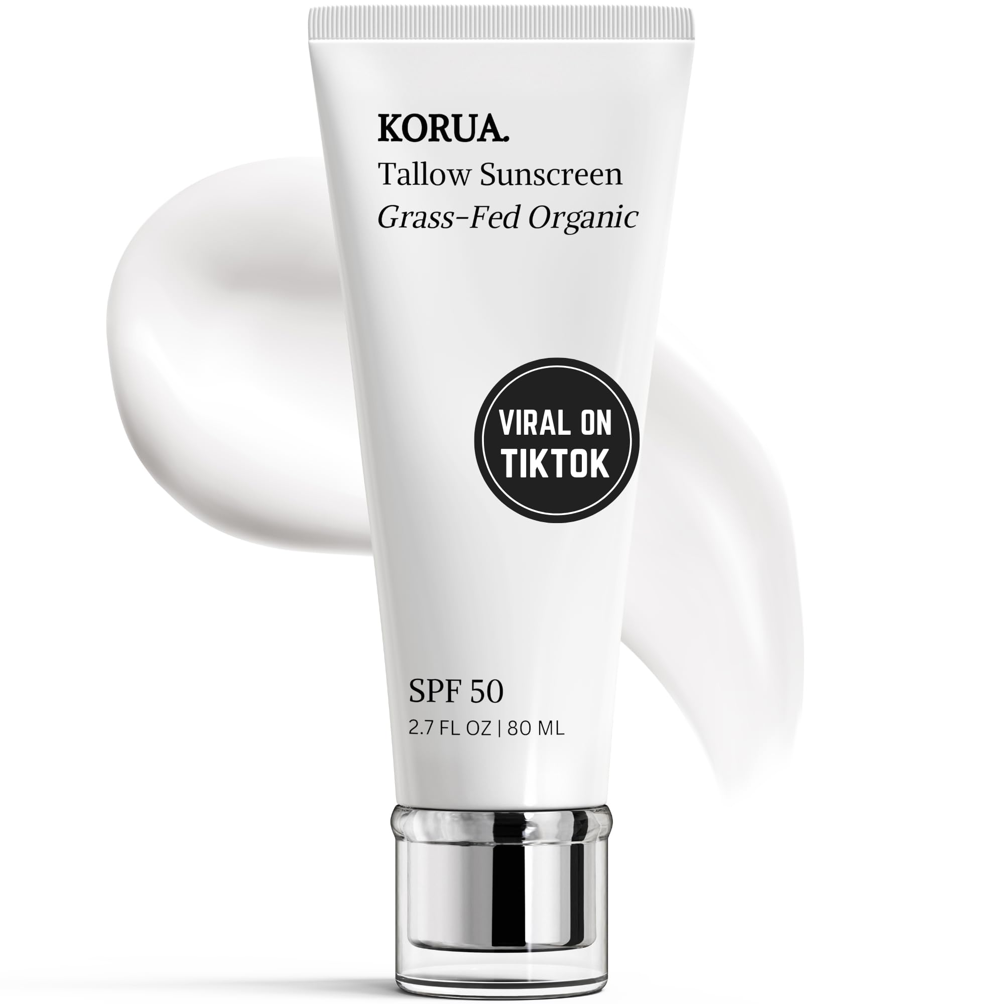 Korua écran solaire au suif de boeuf, application facile et sans trace blanche.