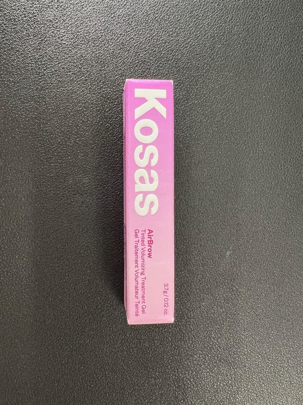 Kosas gel teinté pour sourcils, formule végane sans silicones et non testée sur les animaux.