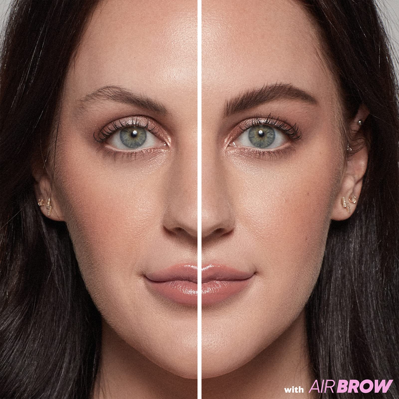 Kosas Air Brow Gel texture mousseuse pour un regard léger et uniforme.