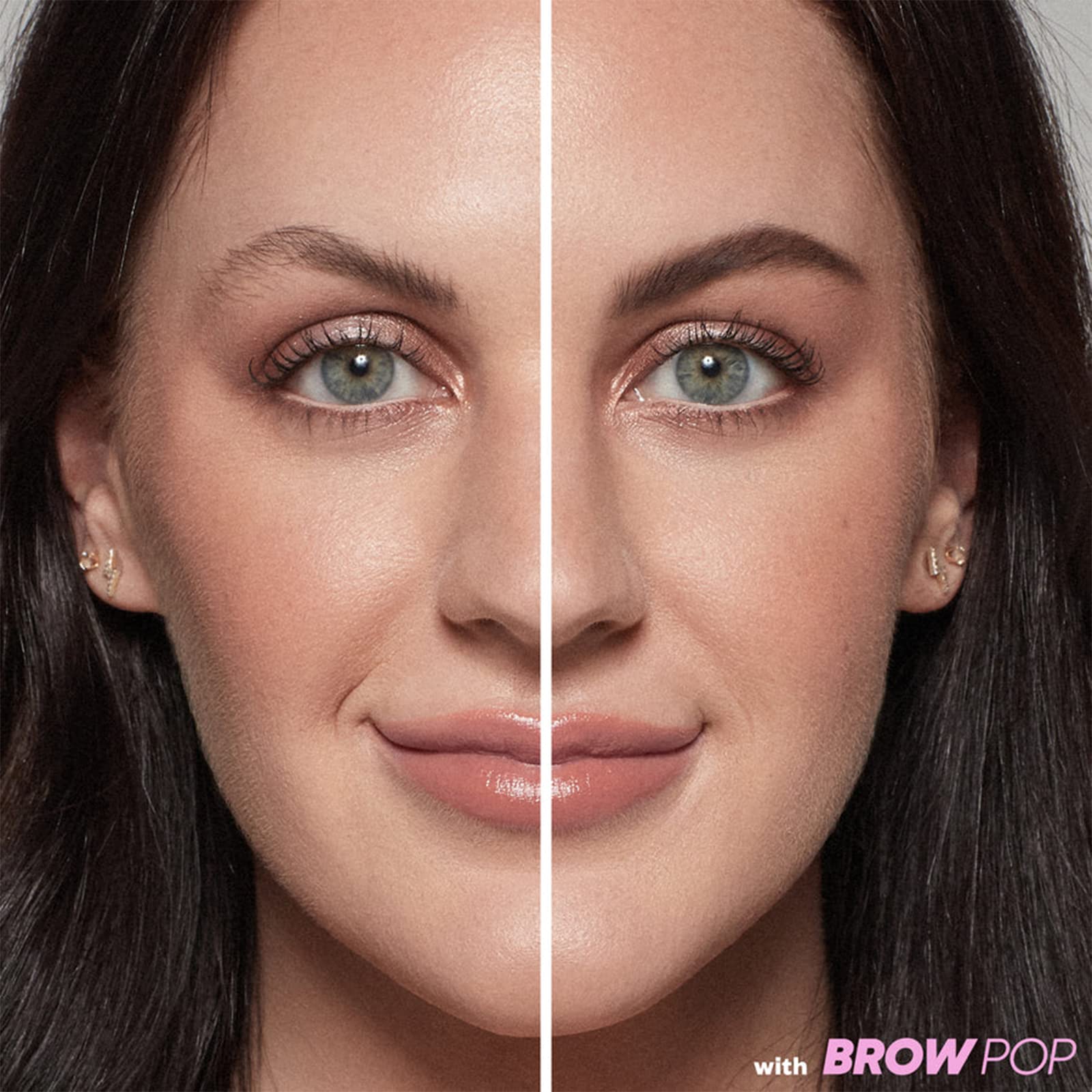 Kosas Brow Pop : brosse intégrée pour mélanger et estomper facilement.