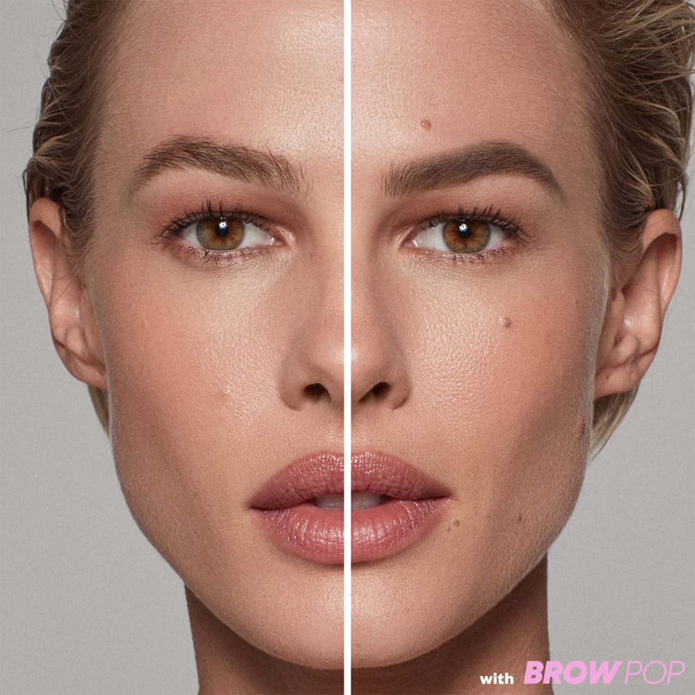 Kosas Brow Pop comble zone clairesemée pour des sourcils fournis.