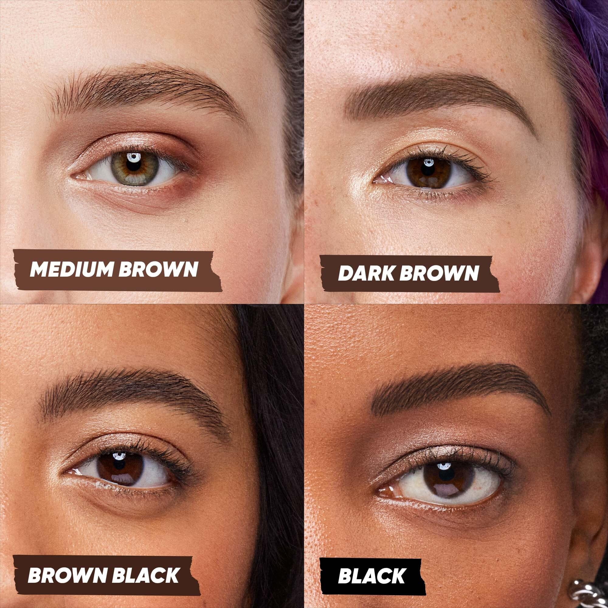 Kosas Brow Pop Nano: brosse-peigne intégrée pour discipliner les sourcils.