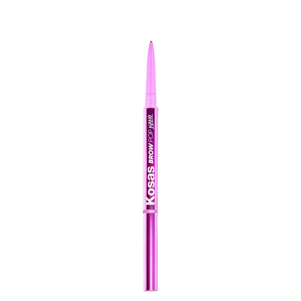 Kosas Brow Pop Nano – trace-cheveu-1mm pour sourcils naturels et precis.