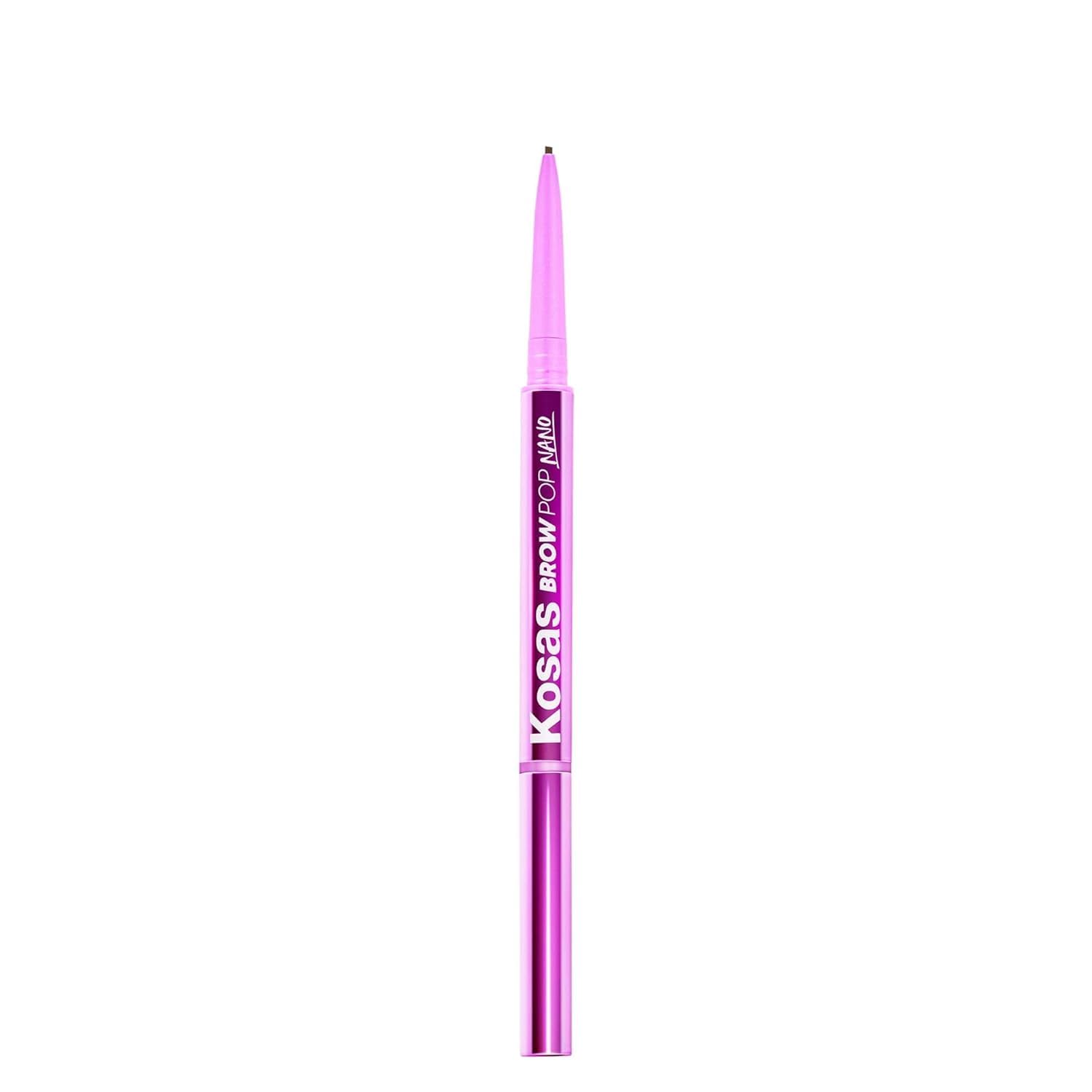 Kosas Brow Pop Nano trace-poil-fin-1mm pour des sourcils plus fournis et naturels.