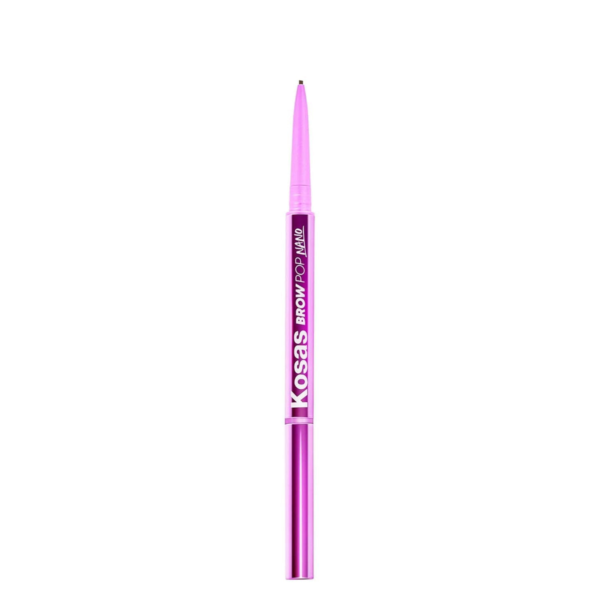 Kosas Brow Pop Nano trace-poil-fin-1mm pour des sourcils plus fournis et naturels.