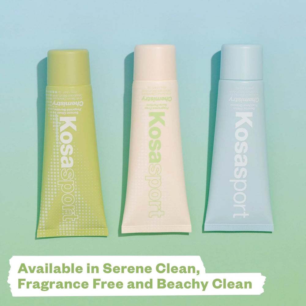 Kosas Chemistry Deodorant quick-absorb underarm application in motion