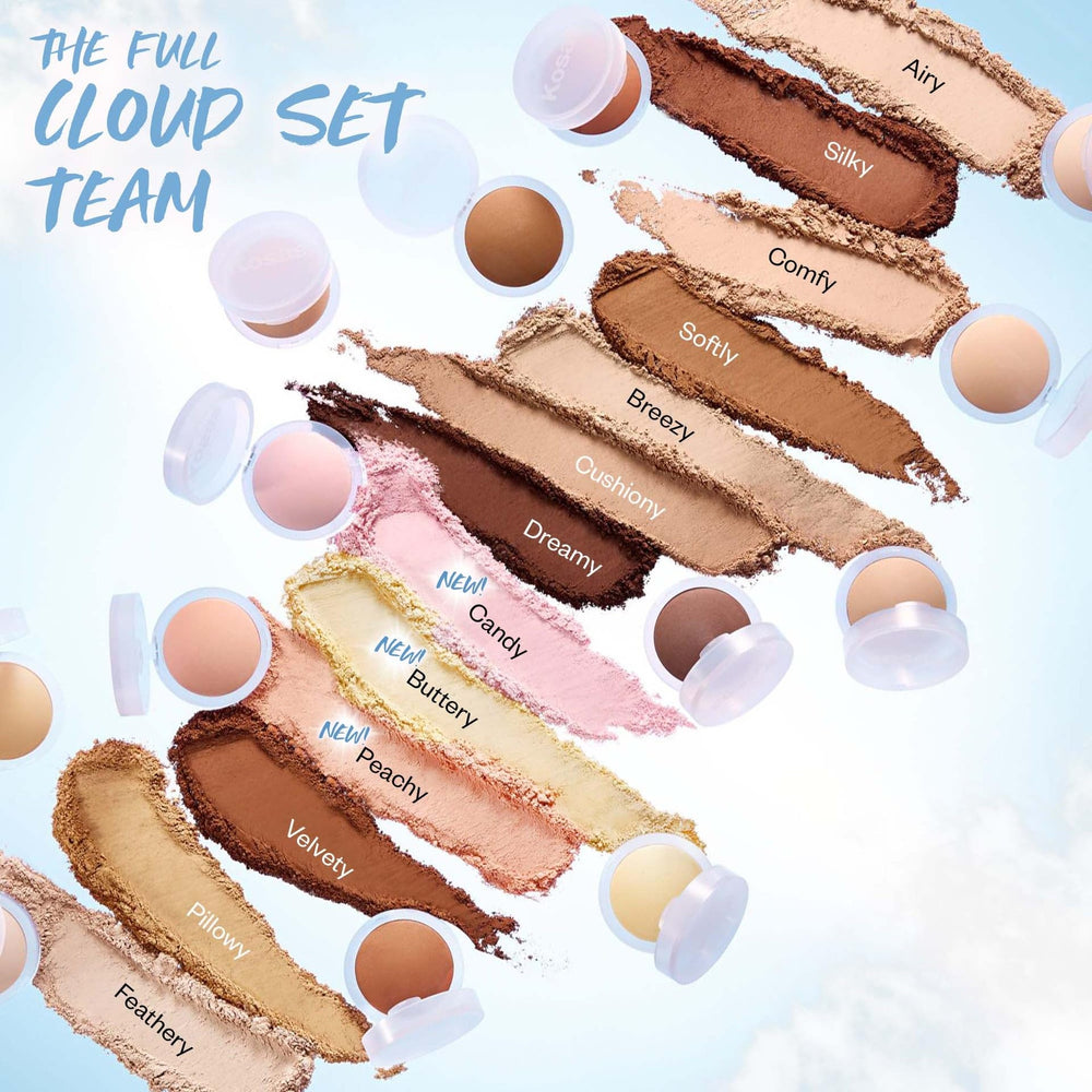 Kosas Cloud Set offre une texture naturelle et légère, confortable sur la peau.