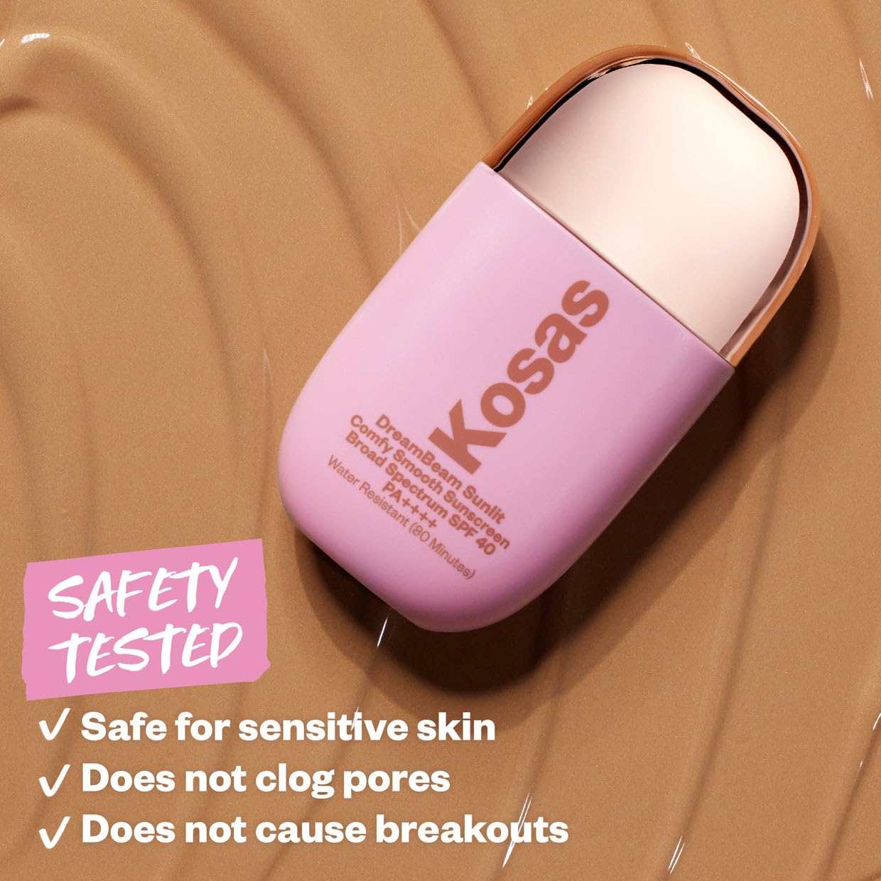 Kosas DreamBeam: fragrance neutre adaptée aux peaux sensibles.