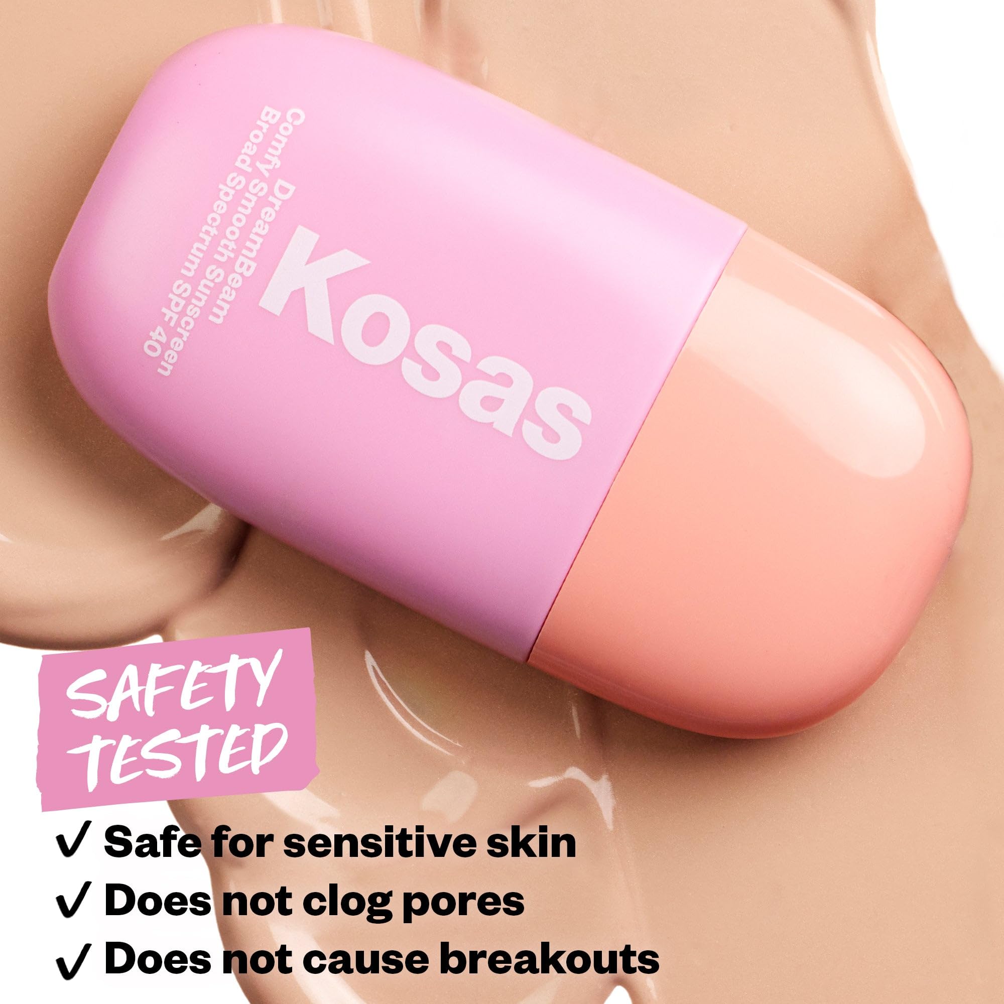 Effet apaisant de l’allantoïne dans Kosas Mini DreamBeam