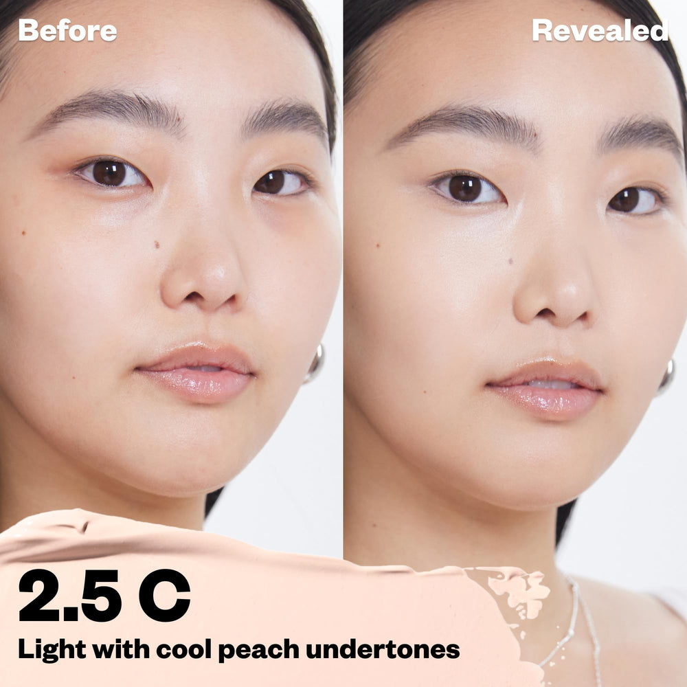 Kosas Revealer Concealer avec acide hyaluronique hydrate sans dessécher.