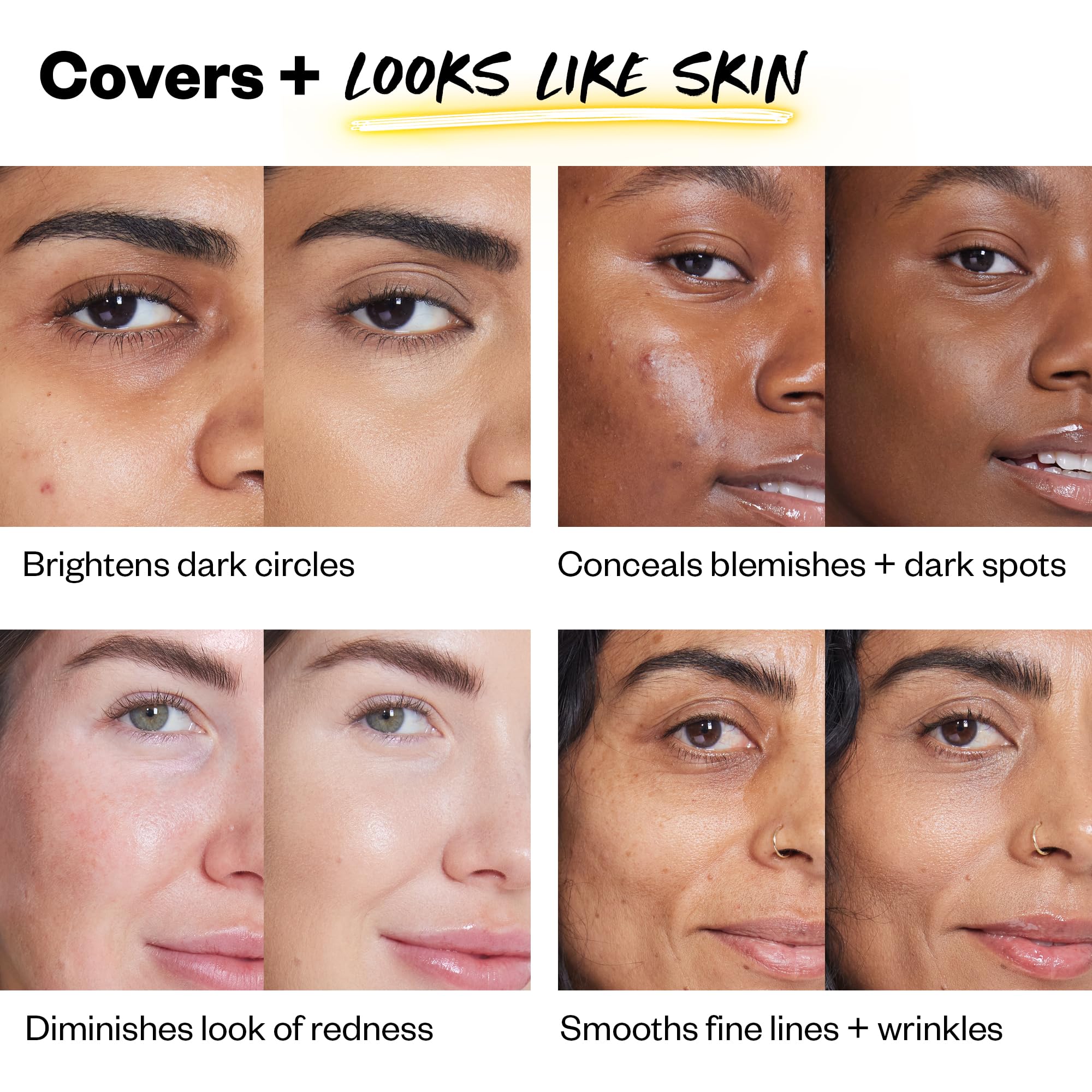 Kosas Revealer Concealer: applicateur pinceau pour application précise.