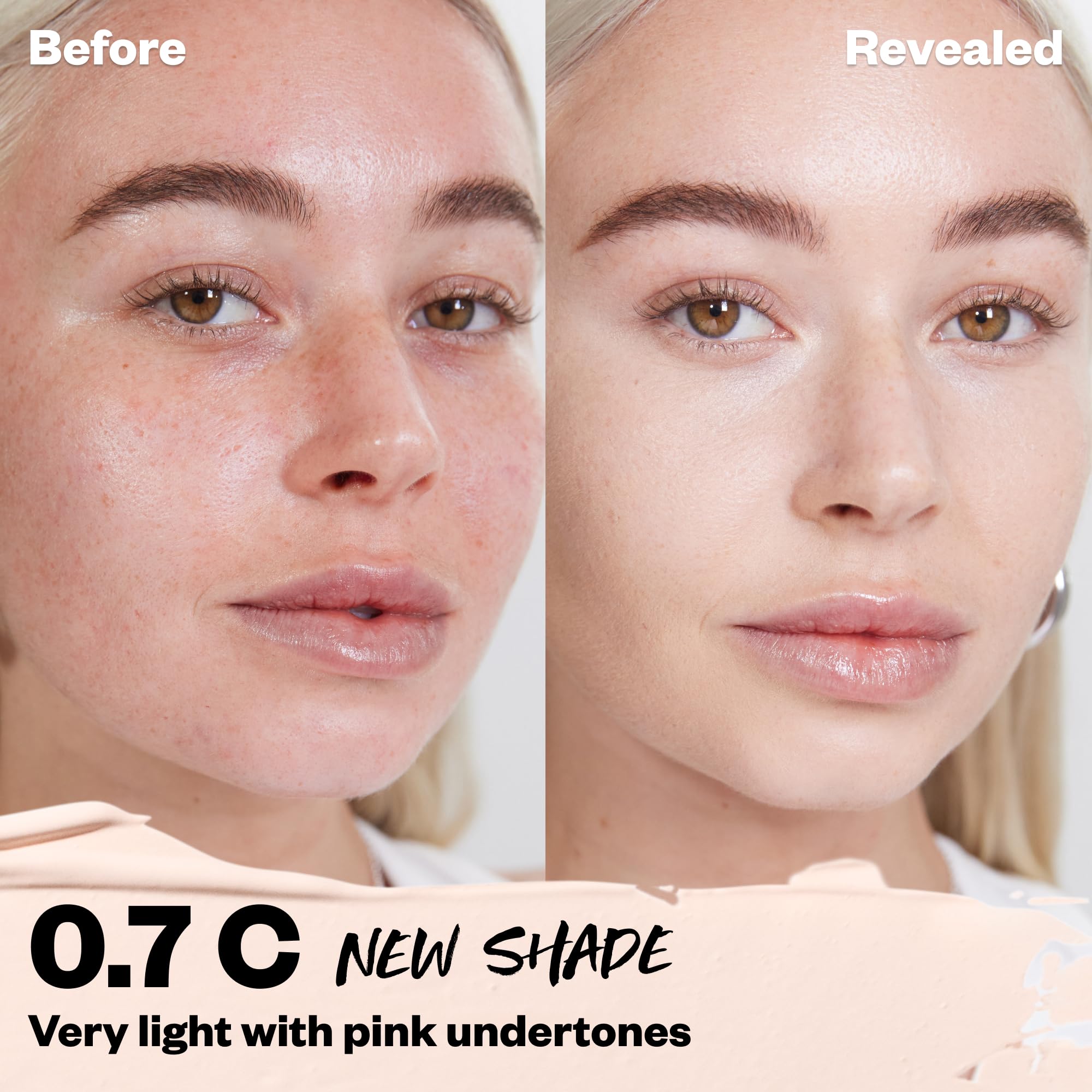 Kosas Revealer Concealer – Teinte 0,7 C adaptée pour un équilibre tonal.