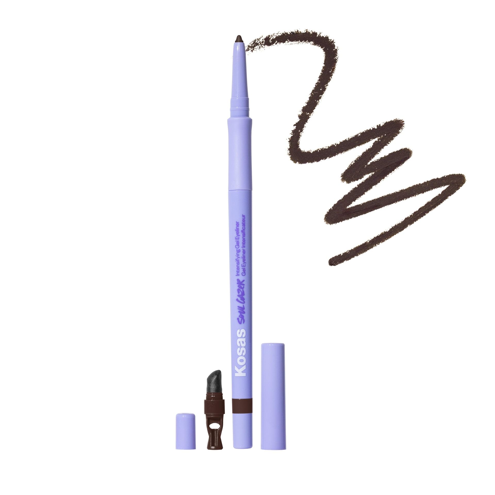 Kosas Soulgazer – crayon gel yeux étanche offrant une tenue longue durée.