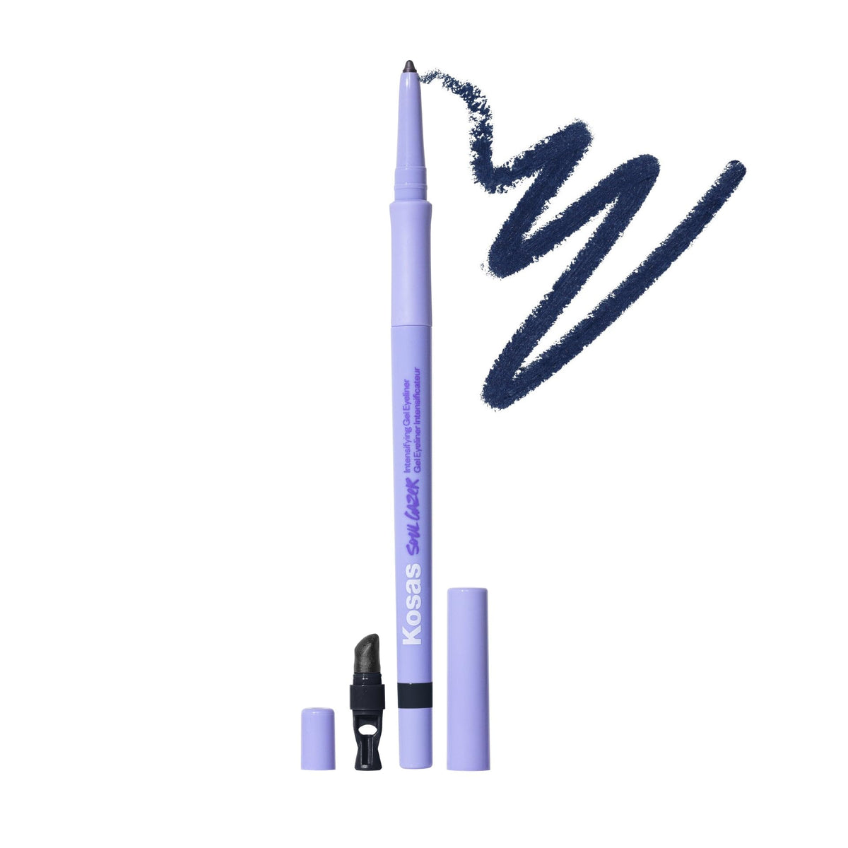 Kosas Soulgazer Eyeliner Enigma – tracé résistant à l'eau pour un regard durable.