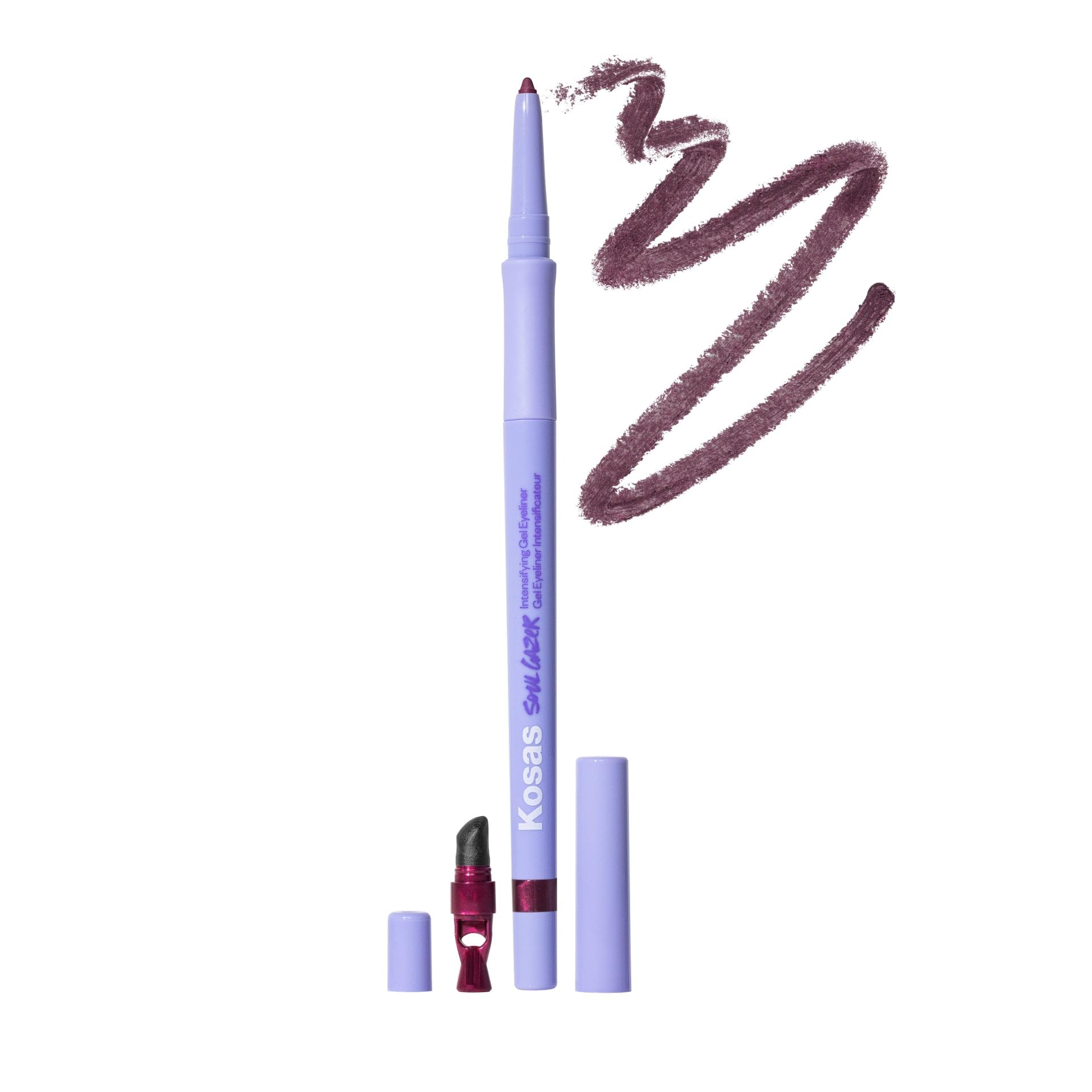 Kosas Soulgazer Gel Eyeliner rétractable emballage pratique pour retouches