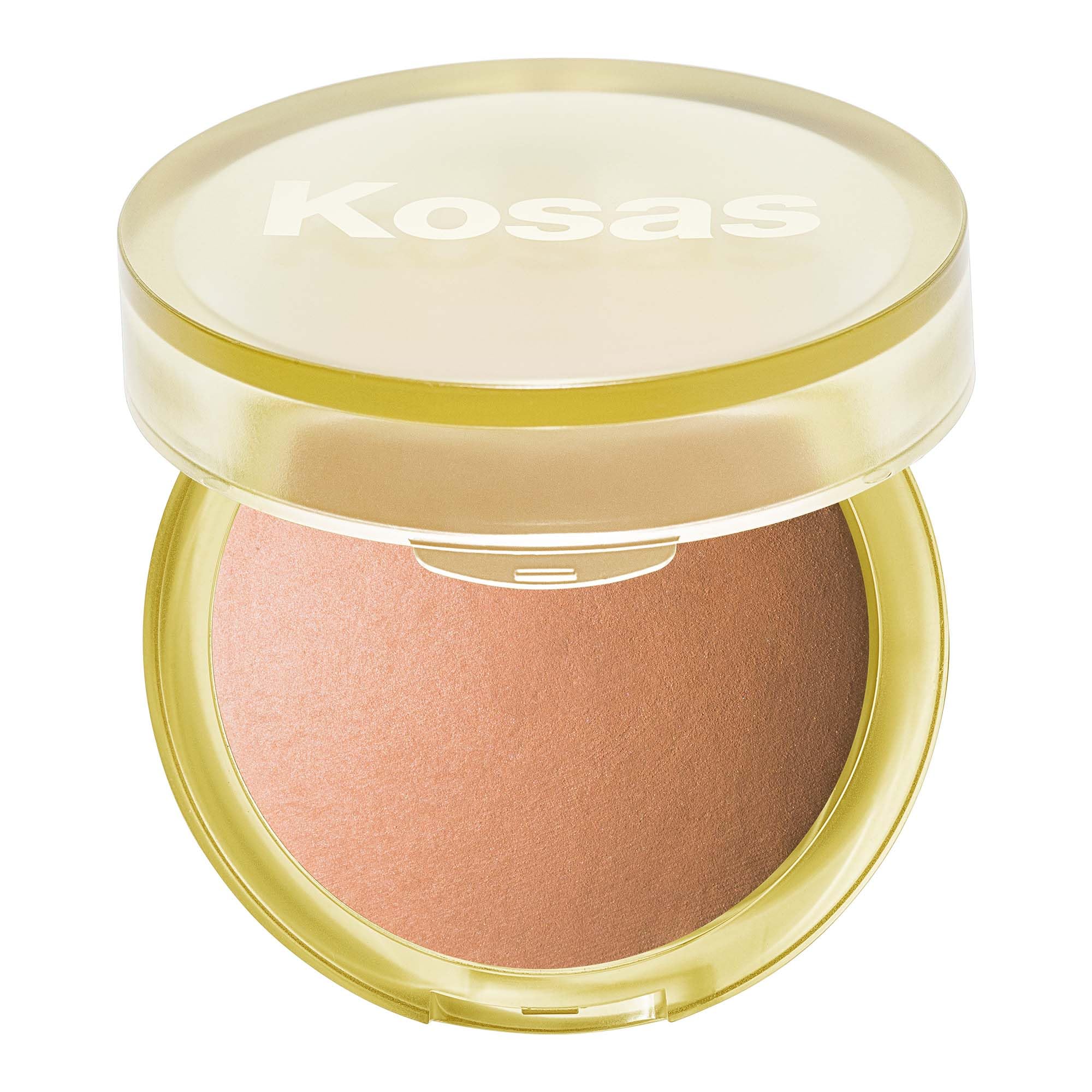 Kosas Sun Show Glowy Warmth, emballage jaune, éclat naturel.