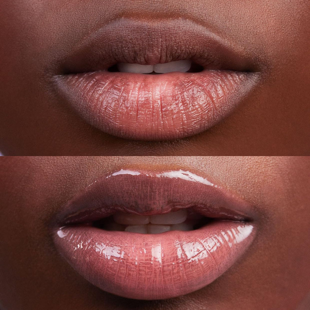 Kosas Wet Lip Oil Gloss couleur neutre qui sublime les lèvres sans sensation collante.