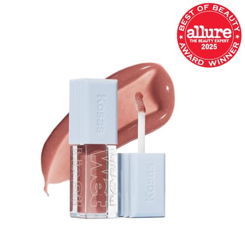 Kosas Wet Lip Oil Gloss texture non-collante offrant confort et fini vinyle.