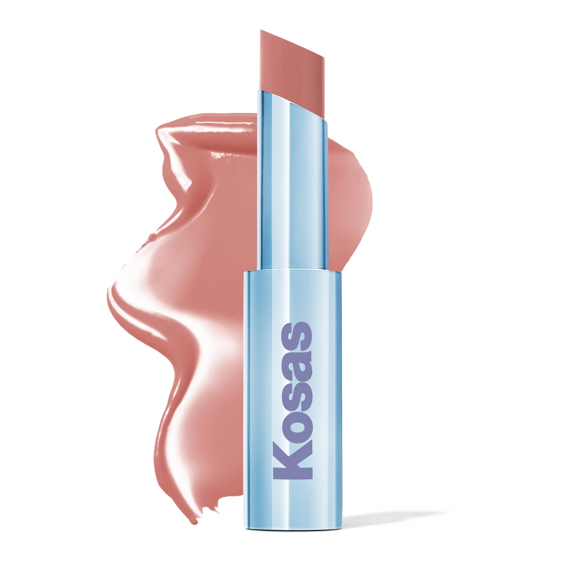 Kosas Wet Stick dans son tube montrant l’hydratation instantanée et la teinte légère.