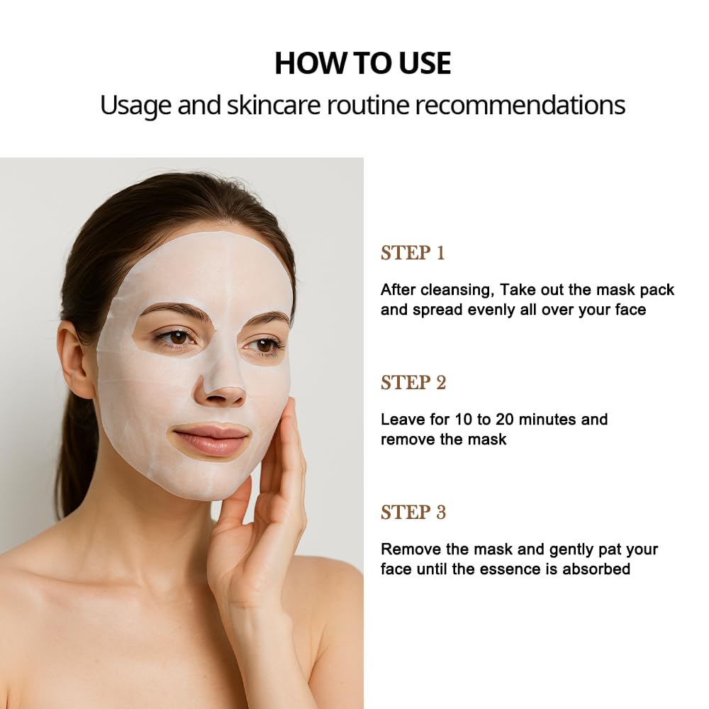 KOSBEAUTY NACIFIC Masque Visage acide hyaluronique hydratant efficace