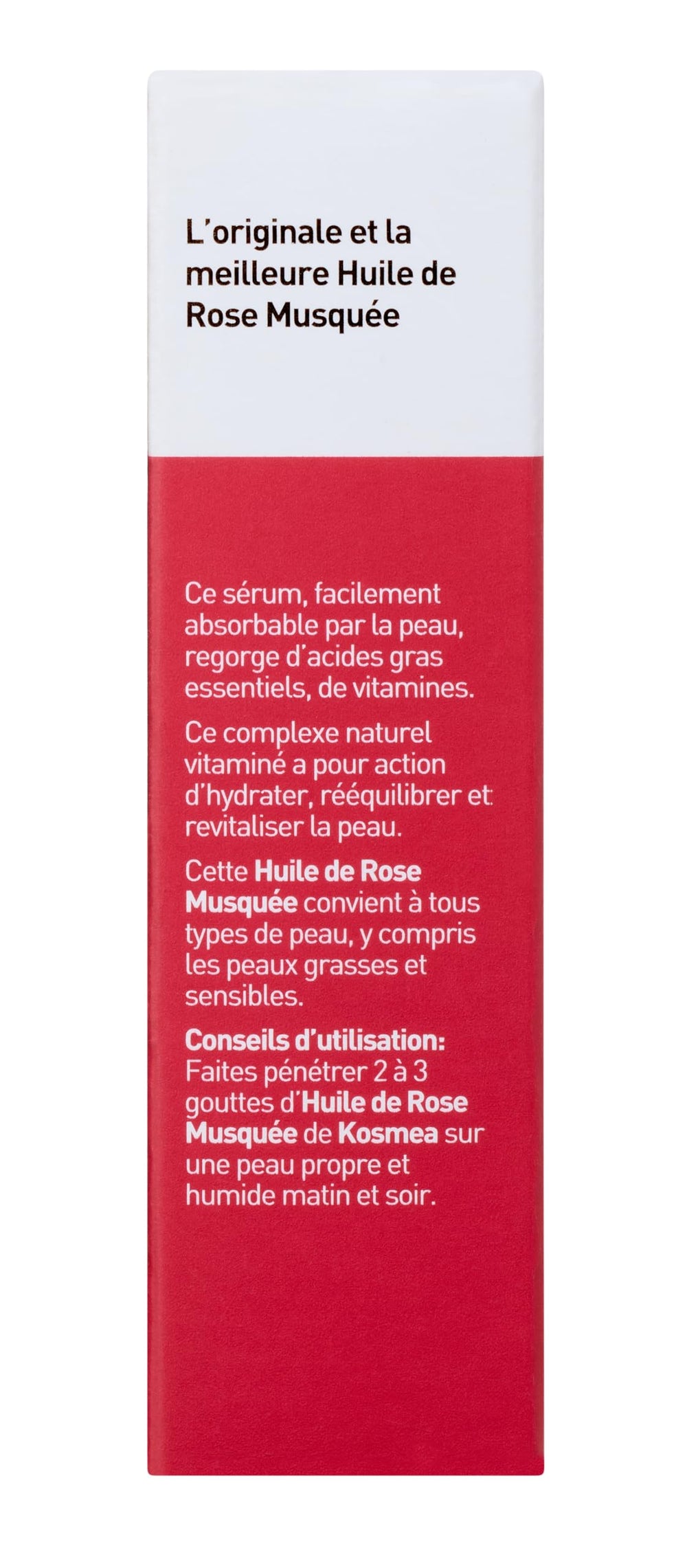 Kosmea huile de rose musquée, anti‑âge potentiel et élasticité