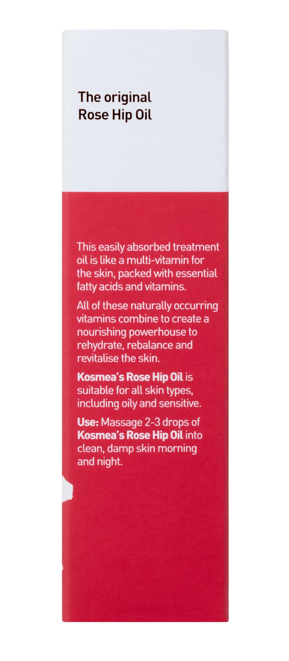Kosmea huile de rose musquée, tout type peau et adaptabilité