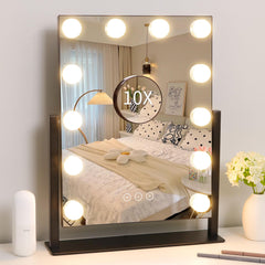 Kotdning miroir beauté avec lumière, parfait pour maquillage clair et rapide.