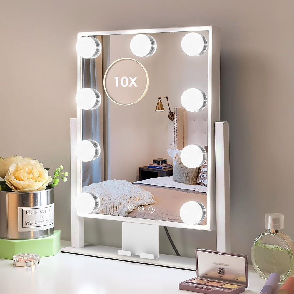 Kottova Miroir Maquillage avec lumière trois couleurs pour un rendu précis.