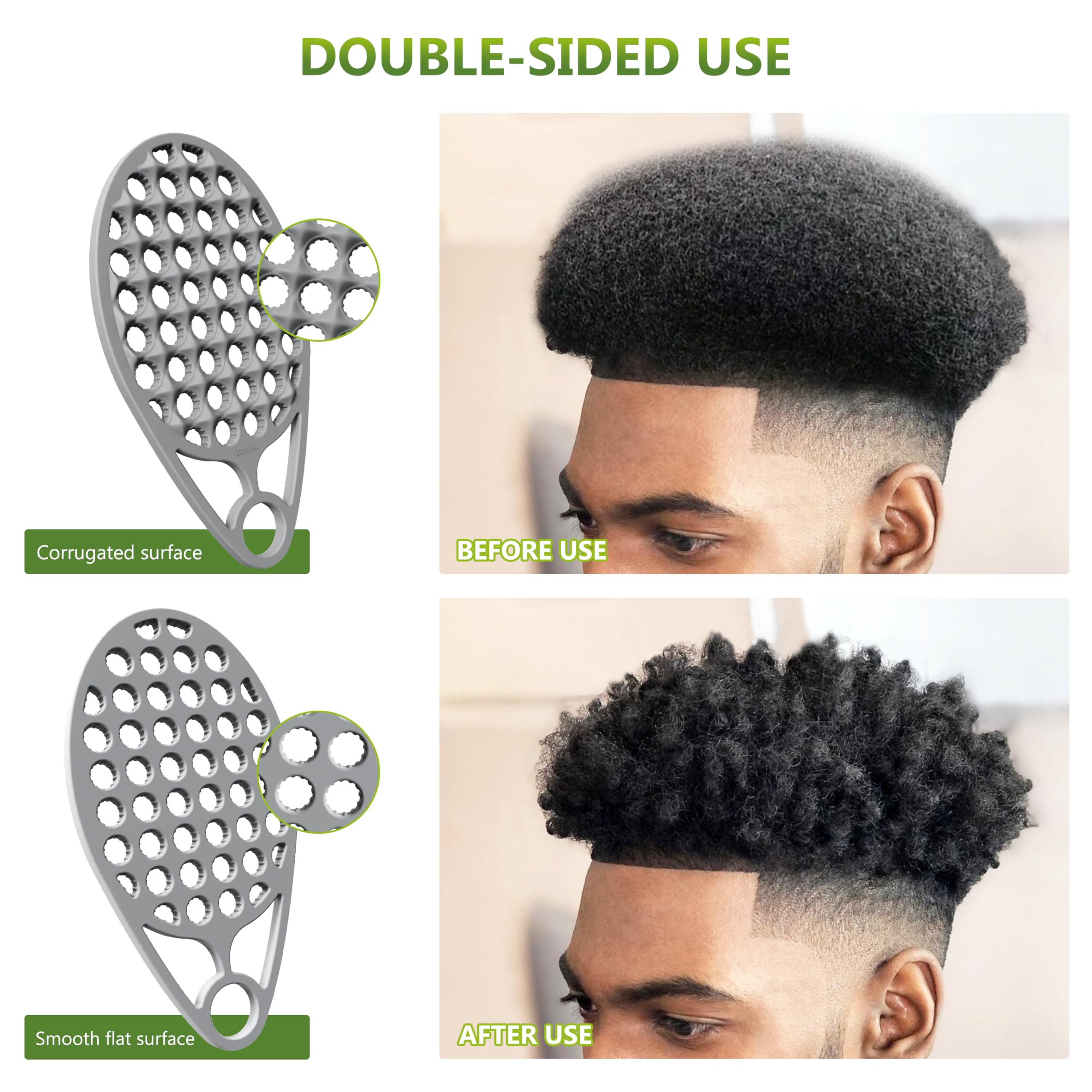Brosse silicone KOUPA portable, parfaite pour voyages et déplacements.